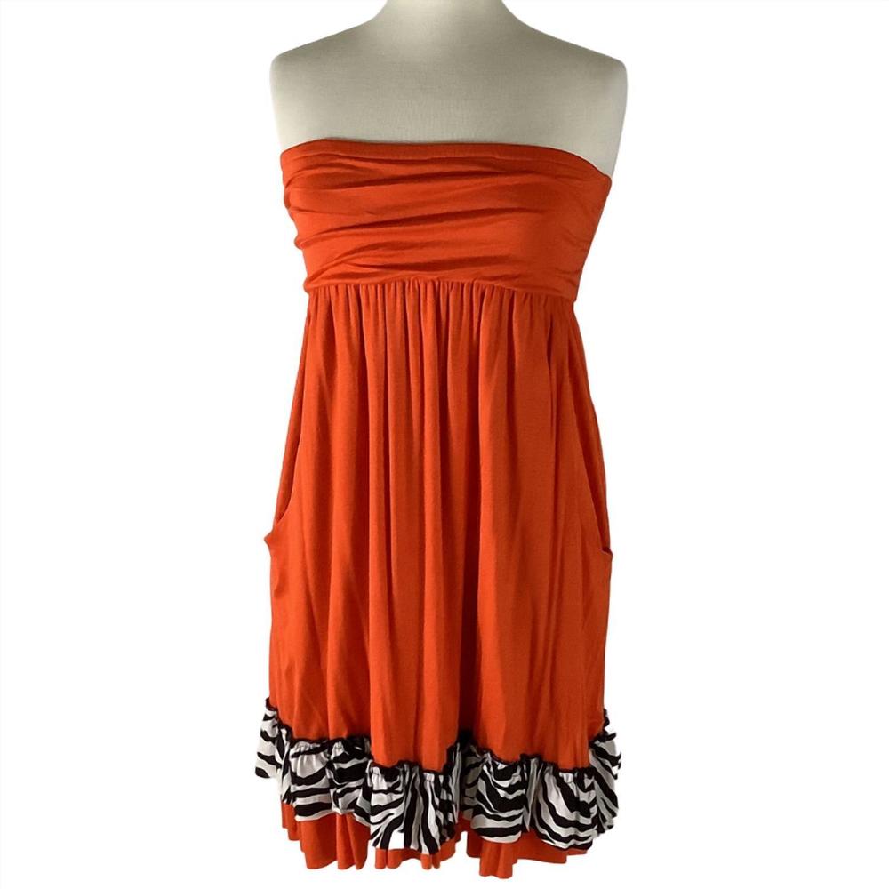NEW LIVY LU tube dress in orange